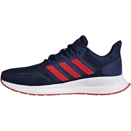 Scarpe da corsa adidas Falcon K Jr F36543 blu navy 1