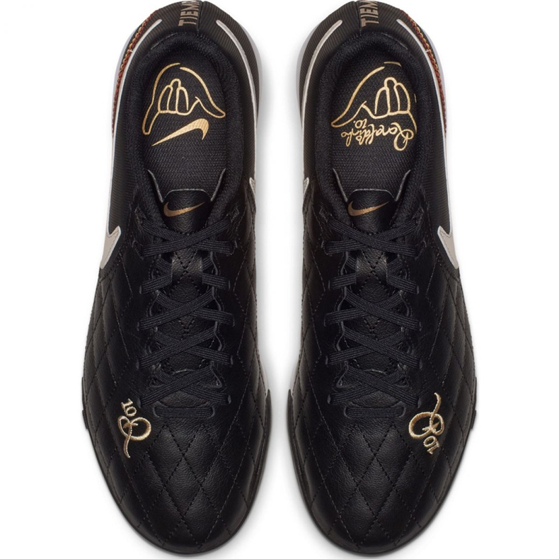 Nike Tiempo Legend X 7 Academy 10R Tf M AQ2218-027 scarpe da calcio nero nero 2
