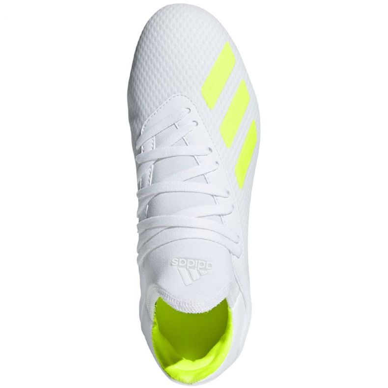Scarpe da calcio Adidas X 18.3 Fg Jr BB9372 multicolore bianca 1