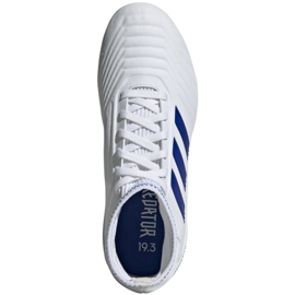 Scarpe da calcio Adidas Predator 19.3 Fg Jr CM8535 multicolore bianca 2