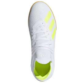 Scarpe indoor adidas X 18.3 In Jr BB9397 multicolore bianco 2