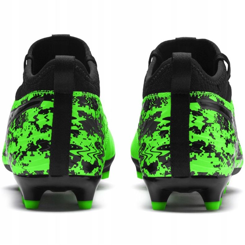 Puma One 19.3 Fg Ag M 105486 04 scarpe da calcio multicolore verde 1