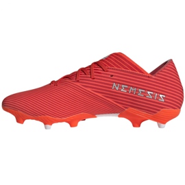 Scarpe da calcio Adidas Nemeziz 19.2 Fg M F34385 rosso rosso 2