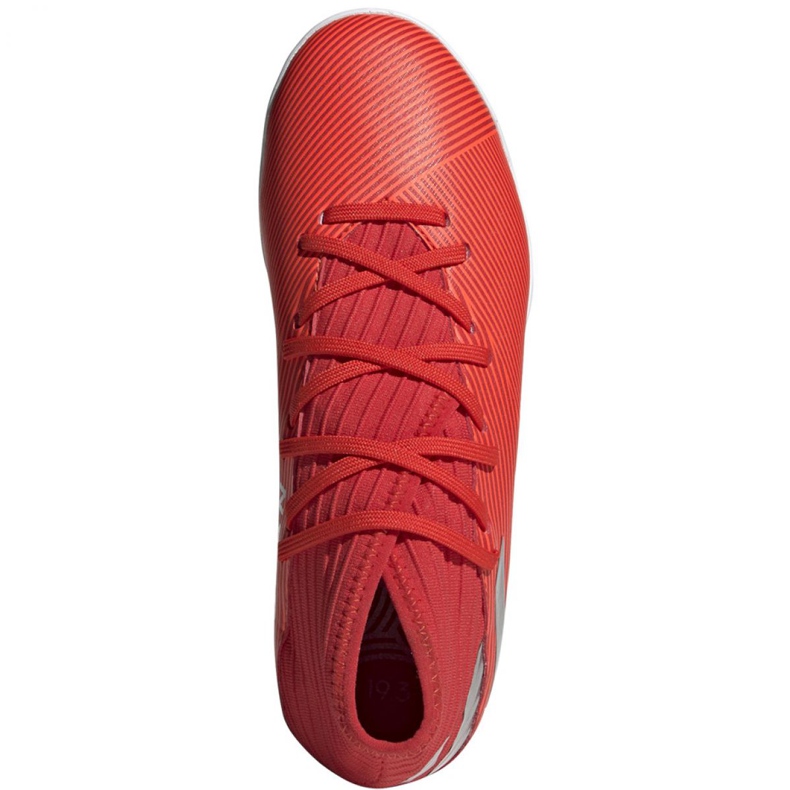 Scarpe indoor adidas Nemeziz 19.3 In Jr F99945 rosso rosso 1