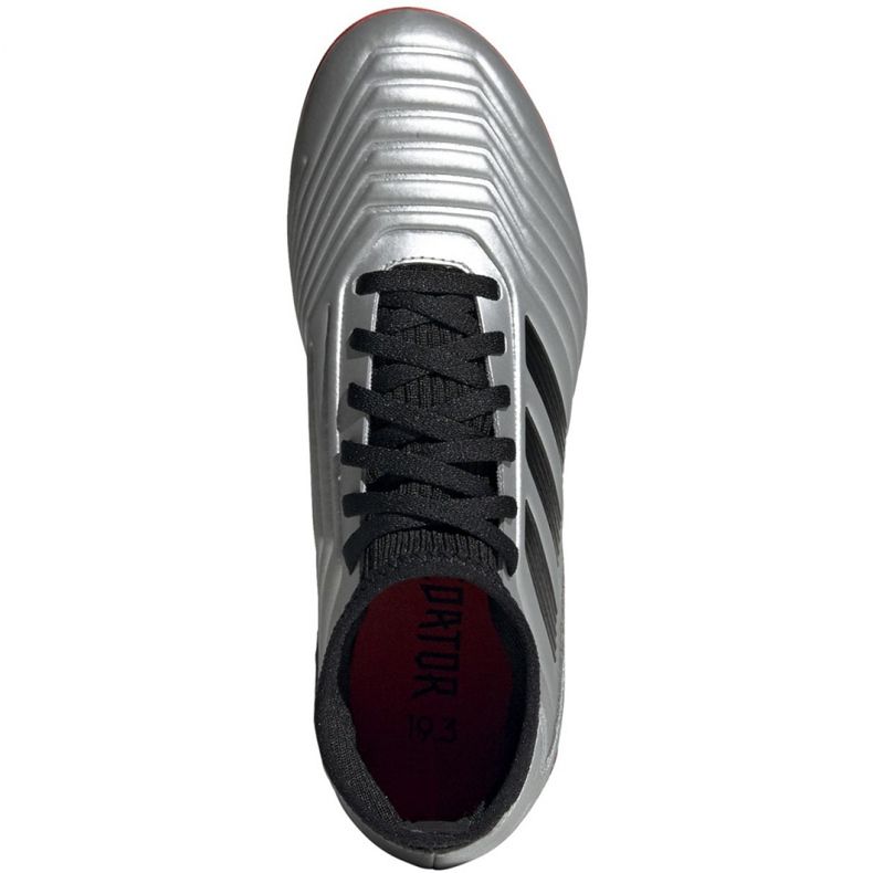 Scarpe da calcio Adidas Predator 19.3 Fg Jr G25795 multicolore argento 2