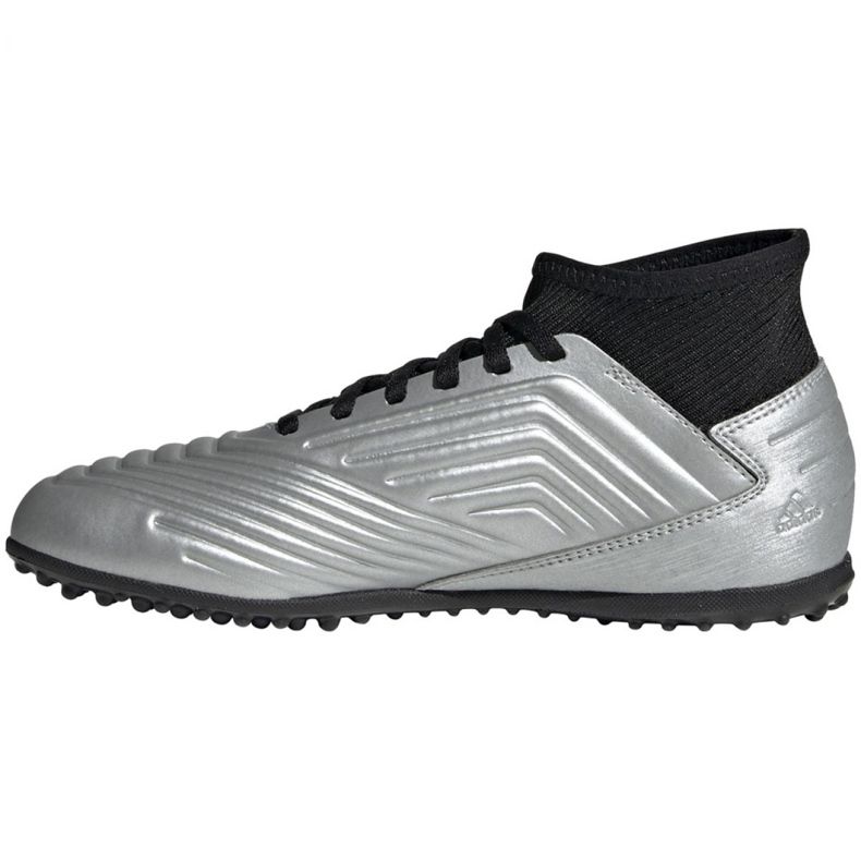Scarpe da calcio Adidas Predator 19.3 Tf Jr G25802 multicolore argento 1