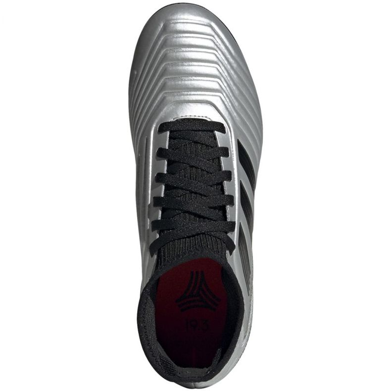 Scarpe da calcio Adidas Predator 19.3 Tf Jr G25802 multicolore argento 2