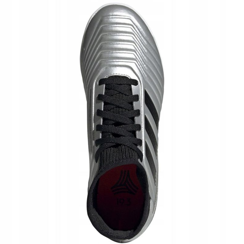 Scarpe indoor adidas Predator 19.3 In Jr G25806 grigio d'argento 2
