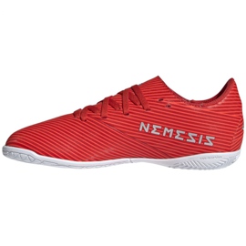Scarpe da calcio Adidas Nemeziz 19.4 In Jr F99938 rosso rosso 2