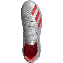 Scarpe da calcio Adidas X 19.1 Fg Jr F35683 grigio grigio 2