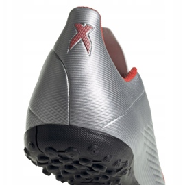 Scarpe da calcio Adidas X 19.4 Tf M F35344 multicolore d'argento 2