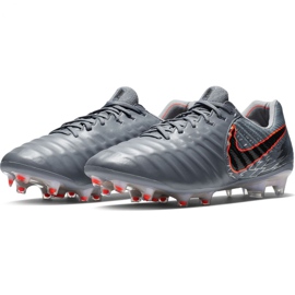 Nike Tiempo Legend 7 Elite Fg M AH7238-408 scarpe da calcio grigio grigio 2