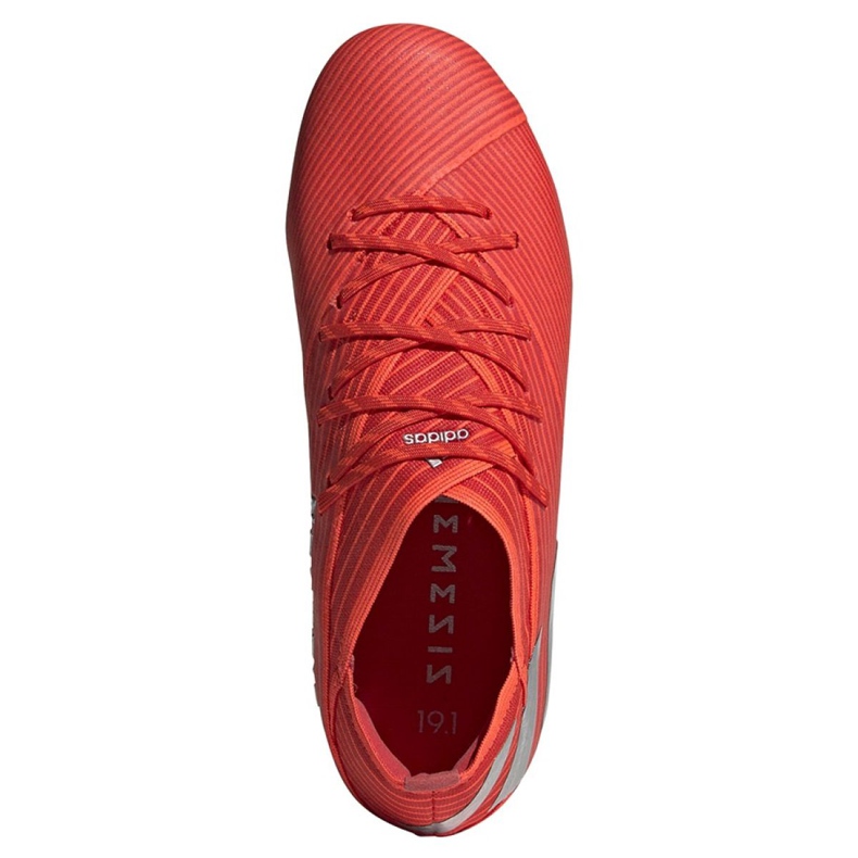 Le scarpe da calcio adidas Nemeziz 19.1 Fg Jr F99955 rosso rosso 2