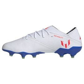 Scarpe da calcio Adidas Nemeziz Messi 19.1 Fg M F34402 bianco bianco 1