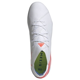 Scarpe da calcio Adidas Nemeziz Messi 19.1 Fg M F34402 bianco bianco 2