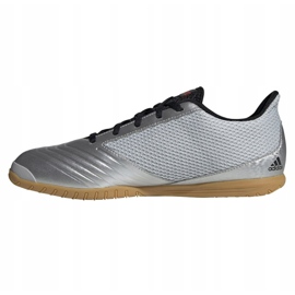 Scarpe indoor adidas Predator 19.4 In M F35630 multicolore grigio 1