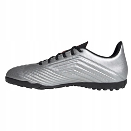 Scarpe da calcio Adidas Predator 19.4 Tf M F35634 multicolore d'argento 1