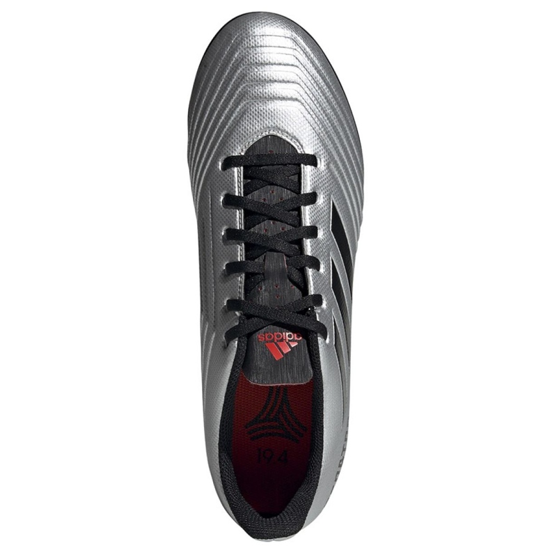 Scarpe da calcio Adidas Predator 19.4 Tf M F35634 multicolore d'argento 2