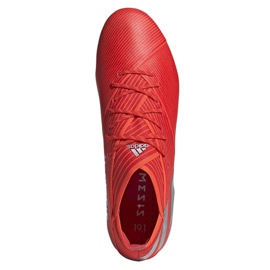 Scarpe da calcio Adidas Nemeziz 19.1 Fg M F34408 rosso rosso 2