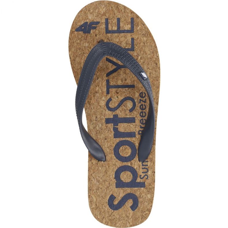 Pantofole 4f W H4L19-KLD002 30S blu navy scuro marrone 1
