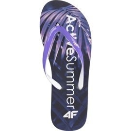 Pantofole 4f W H4L19-KLD004 30S blu navy scuro multicolore 1
