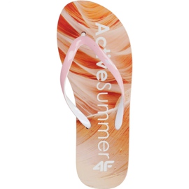 Pantofole 4f W H4L19-KLD004 64S salmone multicolore multicolore 1