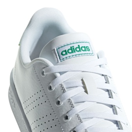 Scarpe Adidas Advantage M F36424 bianca verde 3