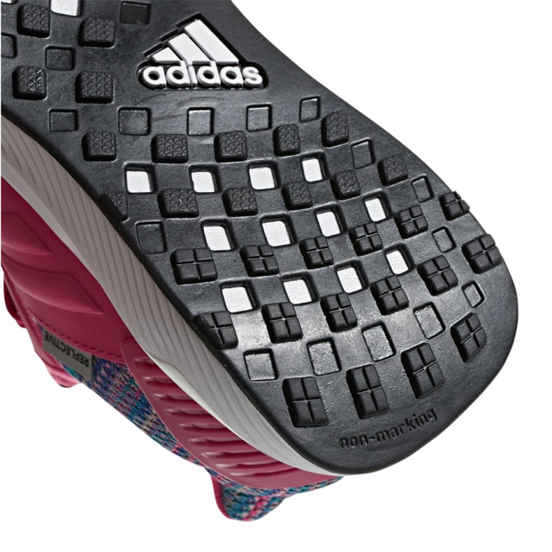 Adidas RapidaRun Btw Jr AH2603 scarpe rosa 1