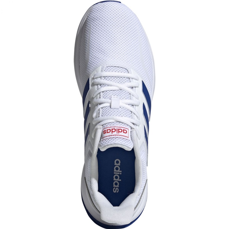 Scarpe da corsa adidas Runfalcon M EF0148 bianco blu 2