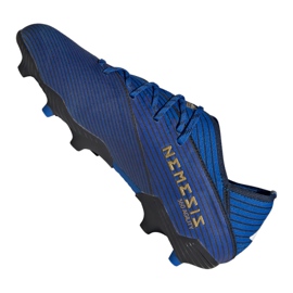 Scarpe da calcio Adidas Nemeziz 19.1 Fg Jr CF99957 blu blu 1