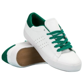 SHELOVET Sneakers con lacci bianca 2