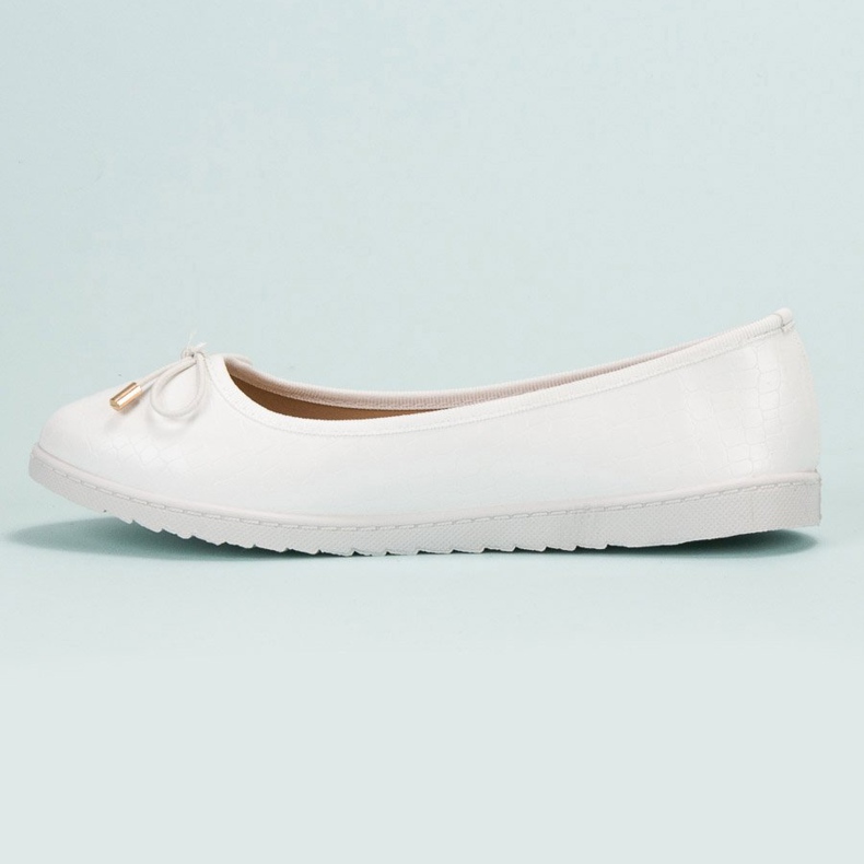 Comer Eleganti ballerine bianche bianco 1