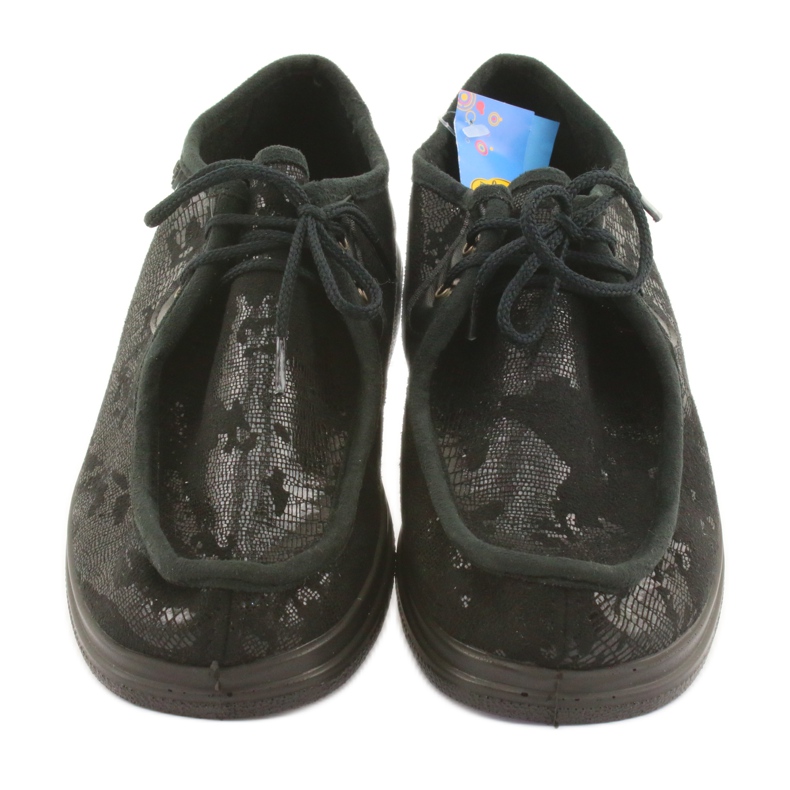 Scarpe da donna Befado pu 871D008 nero grigio 3