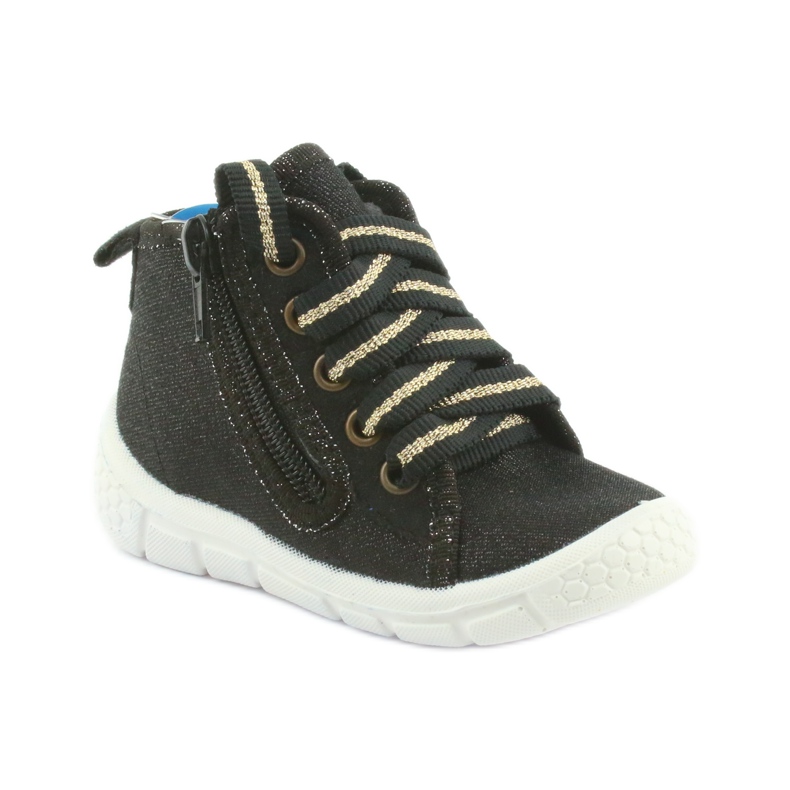 Scarpe per bambini Befado 547P003 nero grigio giallo 1
