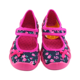 Pantofole da bambina Befado 109p181 rosa blu navy 3