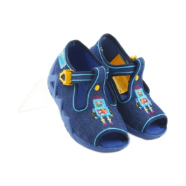 Pantofole bambino Befado 217P103 blu navy 4