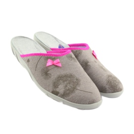 Pantofole Befado 235d162 grigie rosa grigio 4