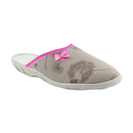 Pantofole Befado 235d162 grigie rosa grigio 1