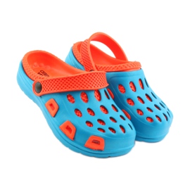 Pantofole Aqua-speed blu arancia 4