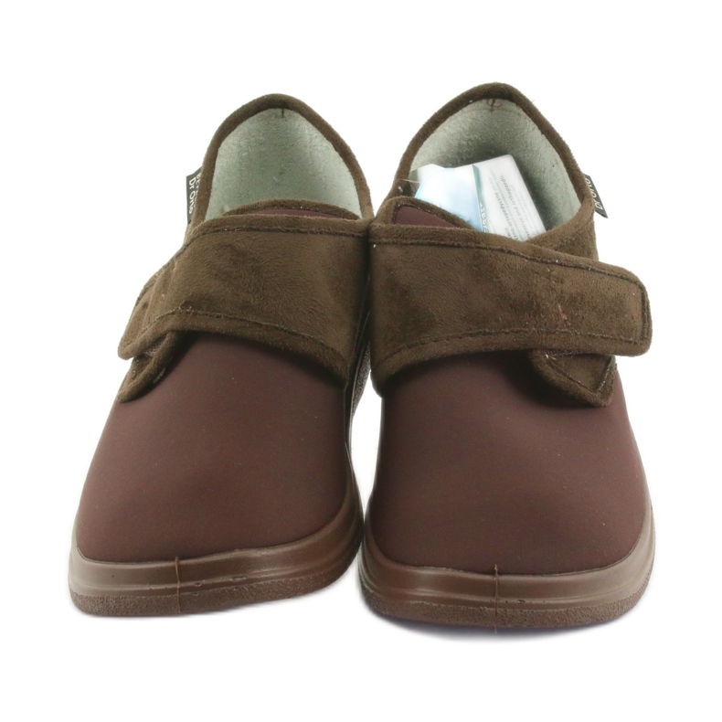 Pantofole Befado 131M005 per diabetici marrone 3