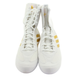 Scarpe da boxe Adidas Box Hog Plus bianco 3