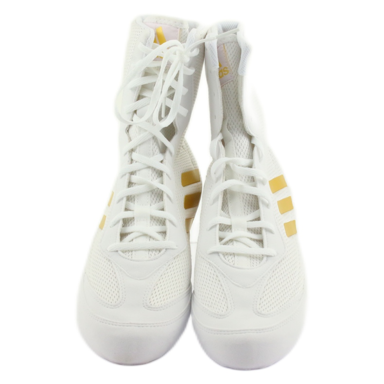 Scarpe da boxe Adidas Box Hog Plus bianco 3