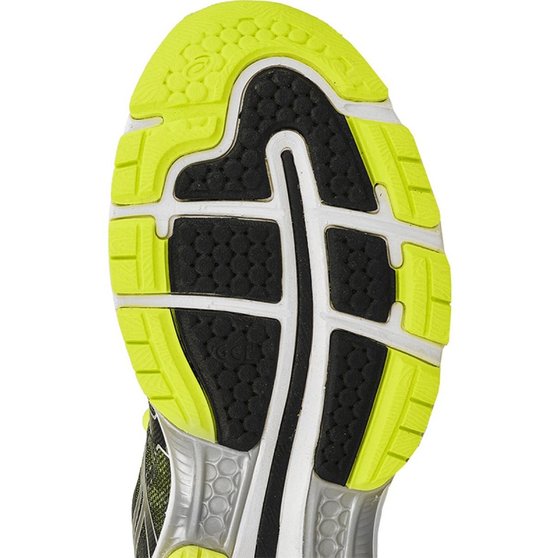 Scarpe da corsa Asics Gel-Nimbus 19 M T700N-9007 nero giallo 1
