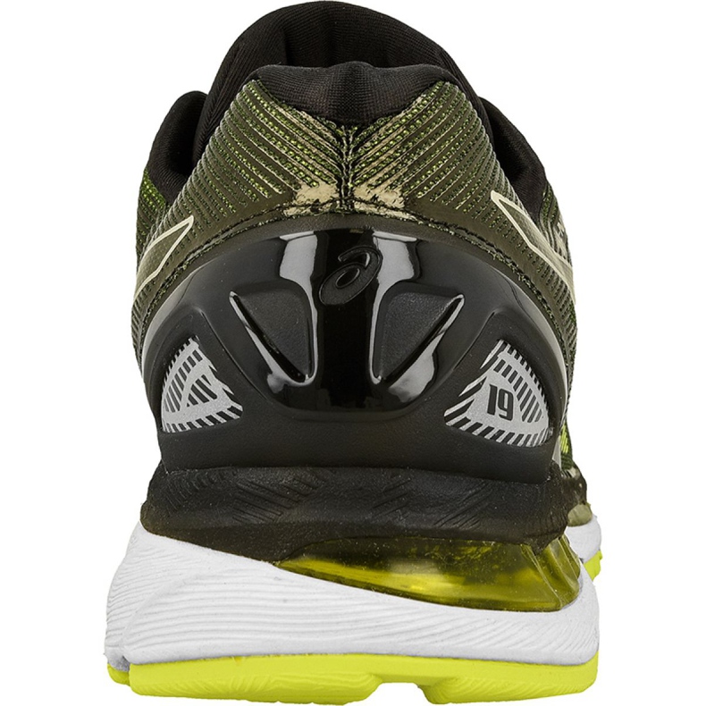 Scarpe da corsa Asics Gel-Nimbus 19 M T700N-9007 nero giallo 2