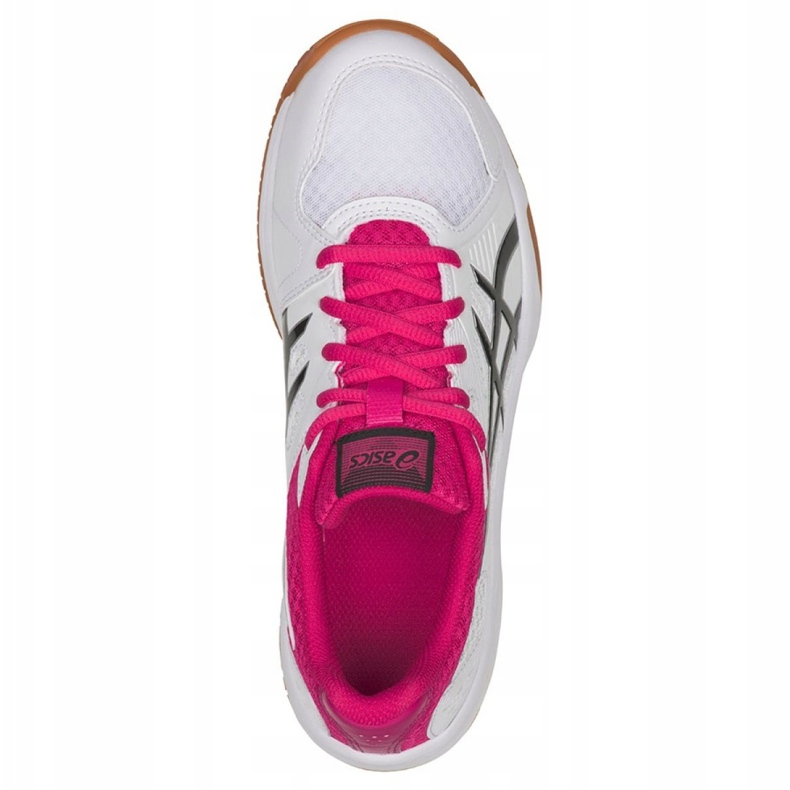 Asics Upcourt 3 W 1072A012-101 scarpe da pallavolo multicolore bianca 2