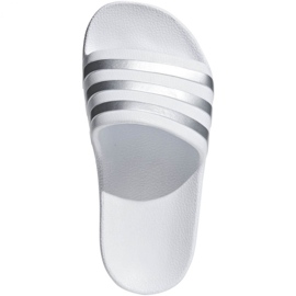 Ciabatte Adidas Adilette Aqua K Jr F35555 bianca 2