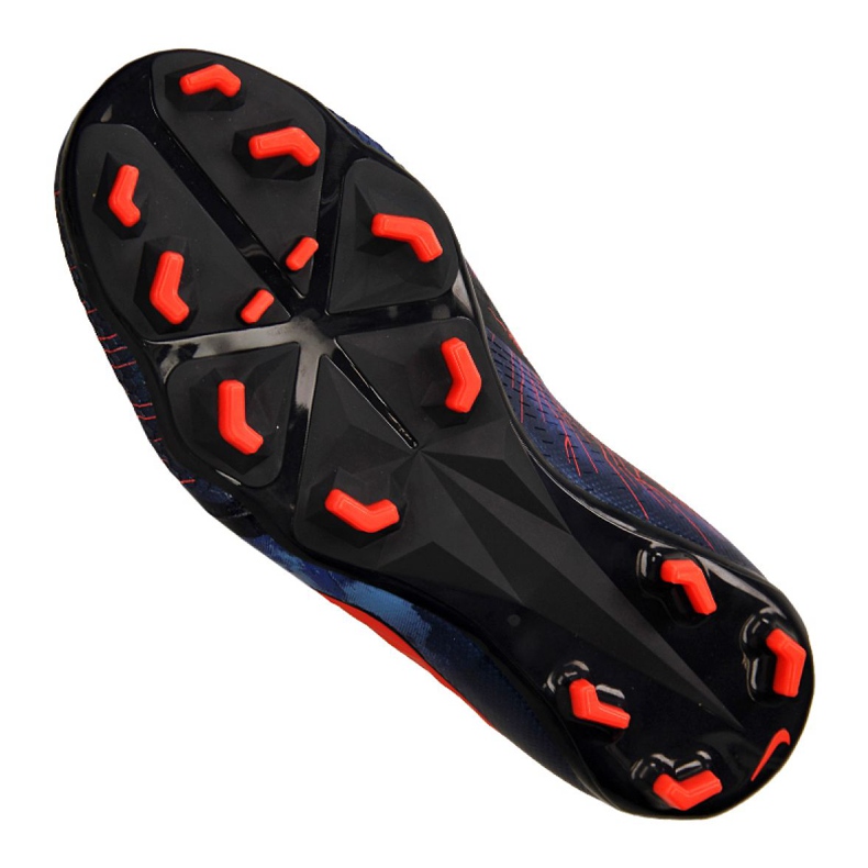 Nike Phantom Vnm Elite Fg Jr AO0401-440 scarpe da calcio nero blu navy 2