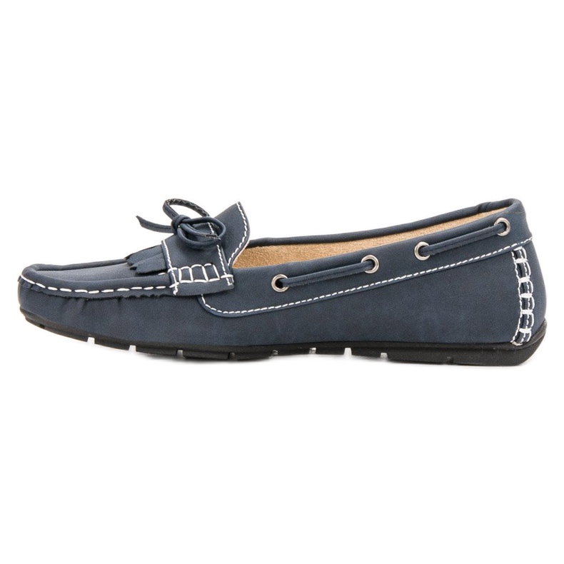 SHELOVET Mocassini Con Fiocco blu 1
