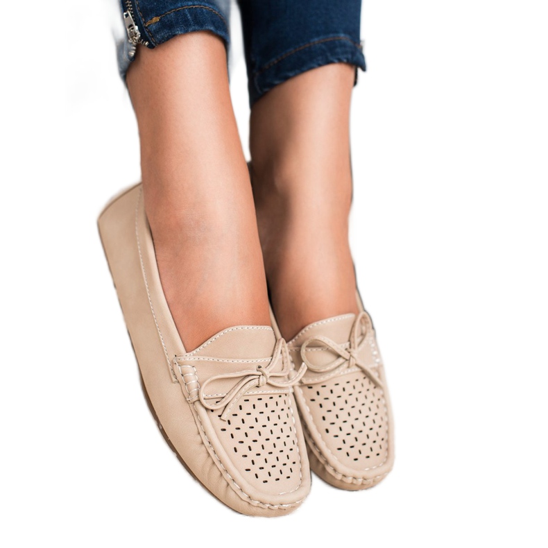 SHELOVET Mocassini casual marrone 1
