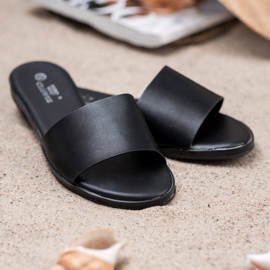 Clowse Pantofole Nere Classiche nero 1